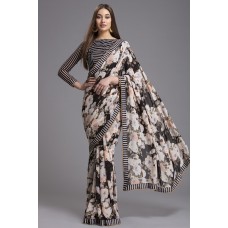 Pakistani Style Readymade Floral Printed Saree